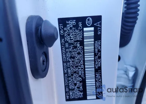 2021 Lexus Ux 250H из США, поврежденный, VIN JTHX9JBH9M2054273